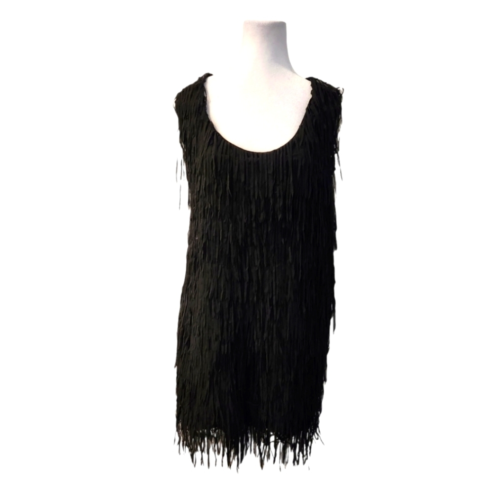 Fringe Slip On Dress